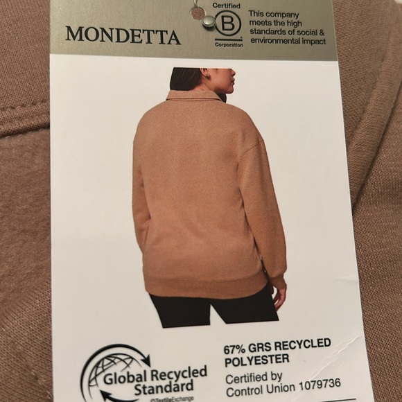 MONDETTA Collared Pullover XXL. NWT - Picture 5 of 6